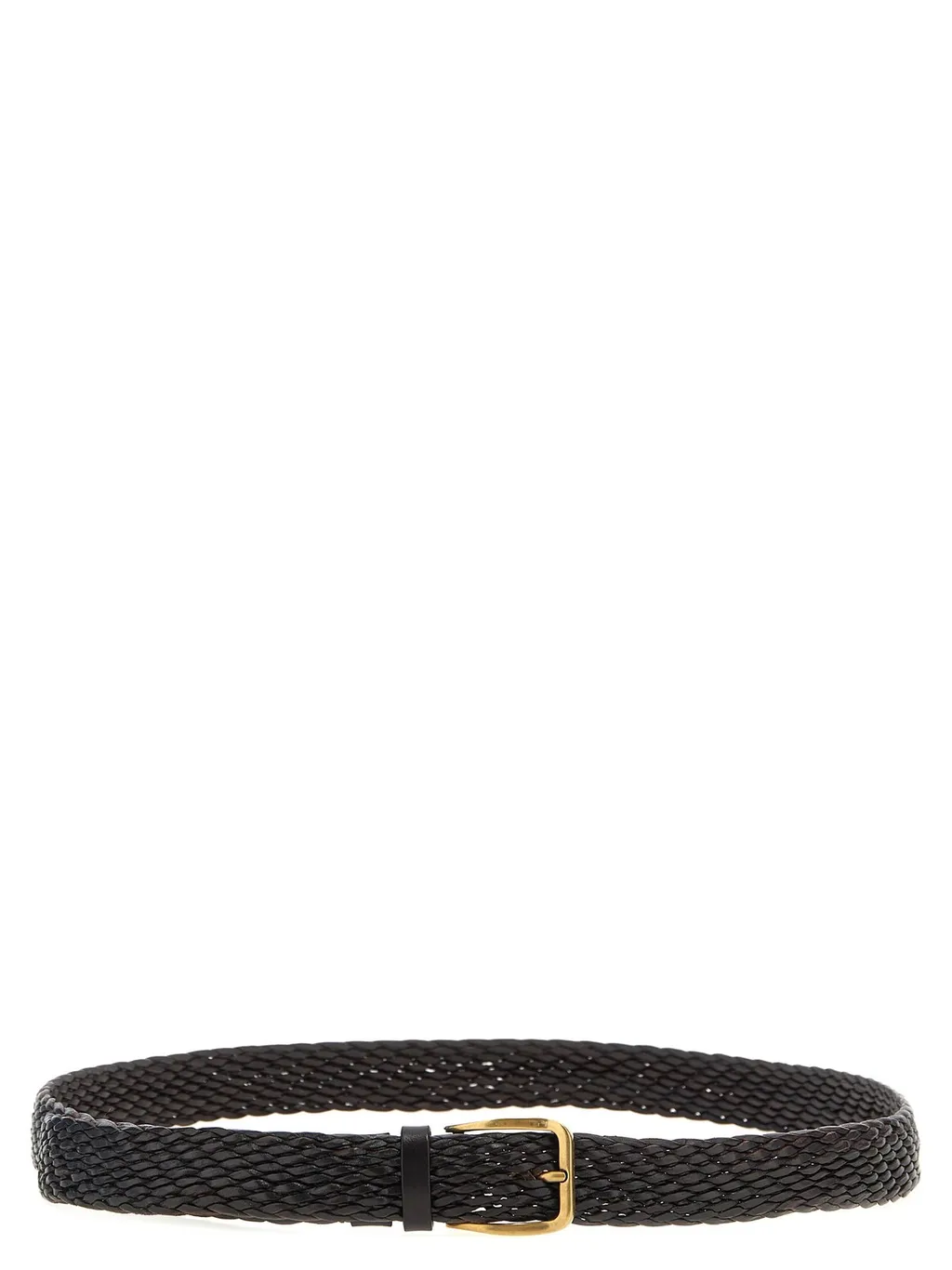 Brunello Cucinelli Interwoven-Designed Buckled Belt