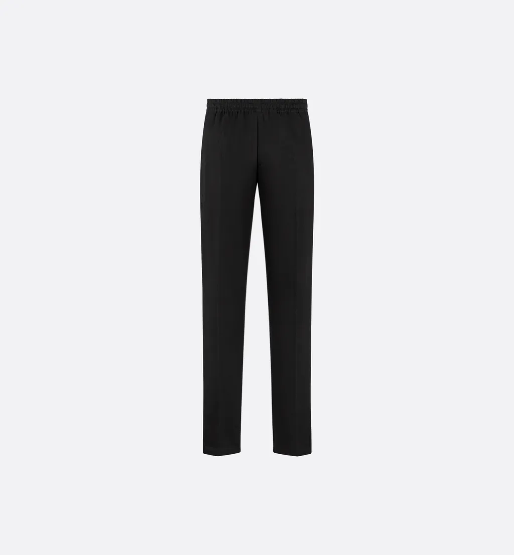 Tailored Track Pants With Cd Icon Embroidery