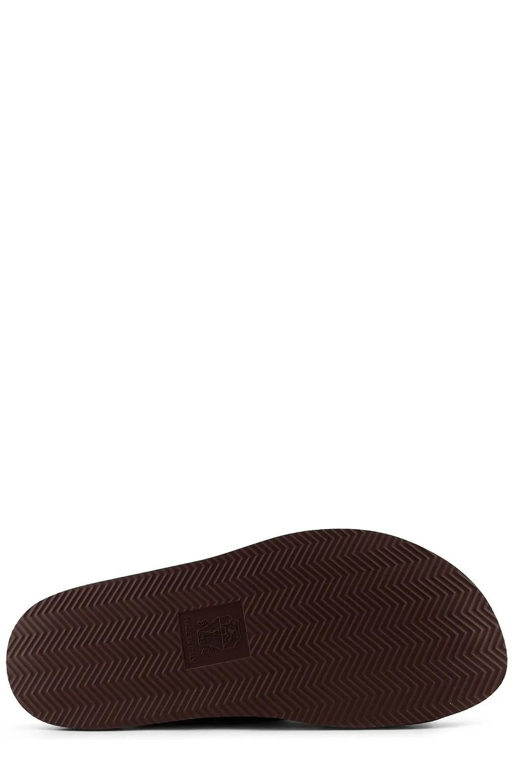 Brunello Cucinelli Crossover Strap Slip-On Sandals