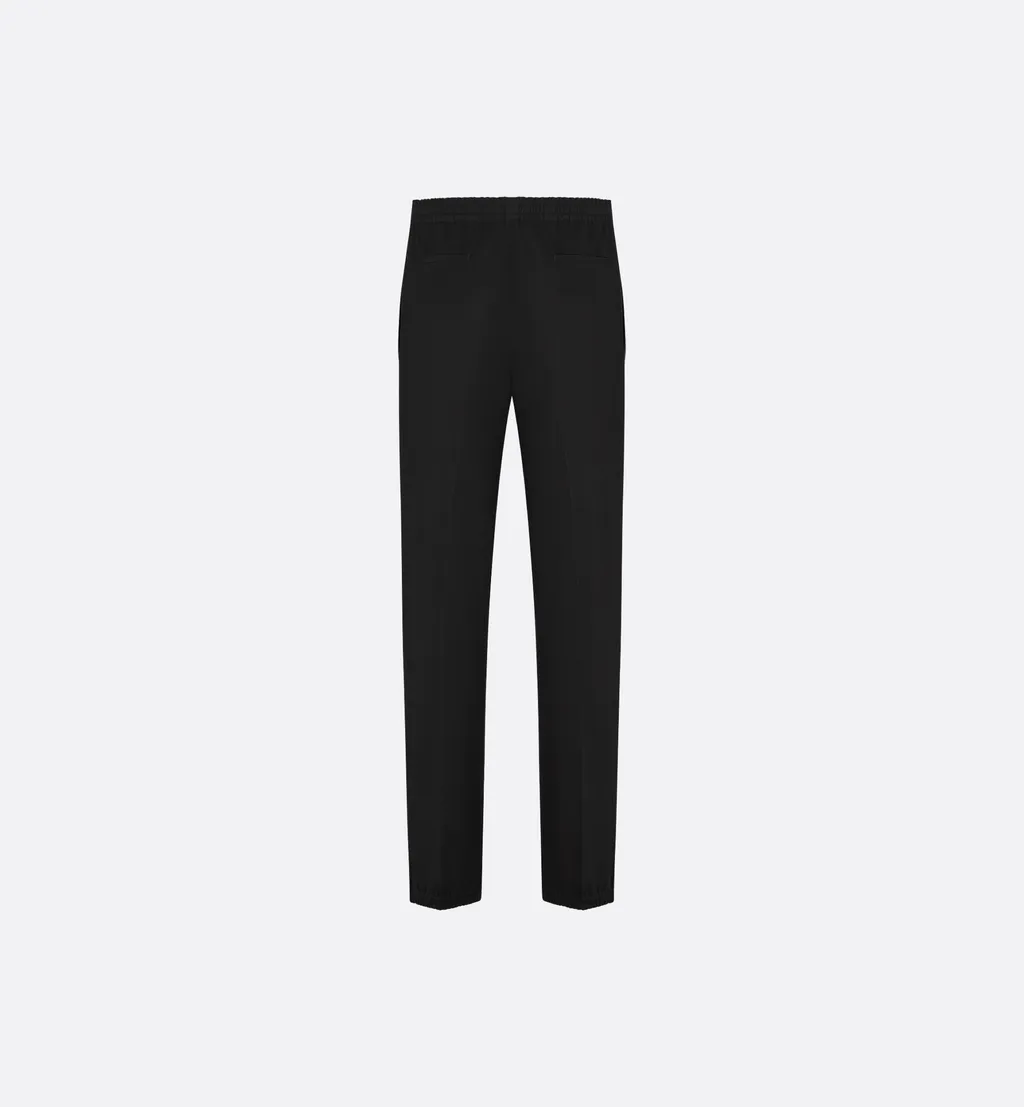 Tailored Track Pants With Cd Icon Embroidery