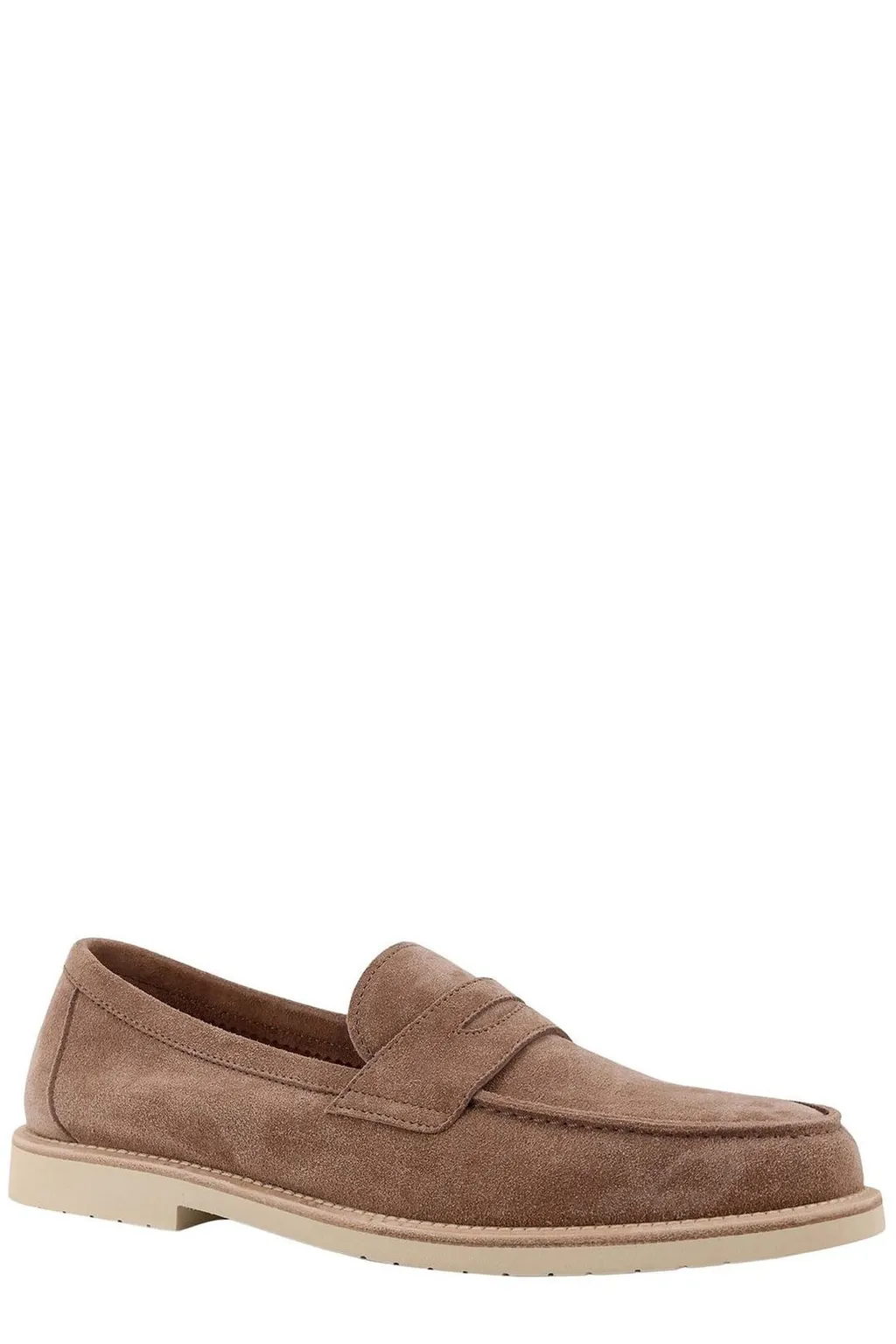 Brunello Cucinelli Slip-On Flat Loafers