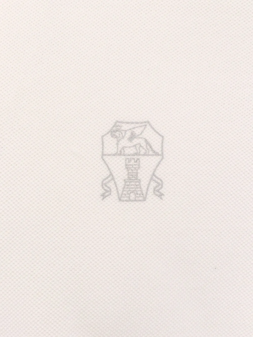 Brunello Cucinelli Logo Detailed Short-Sleeved Polo Shirt