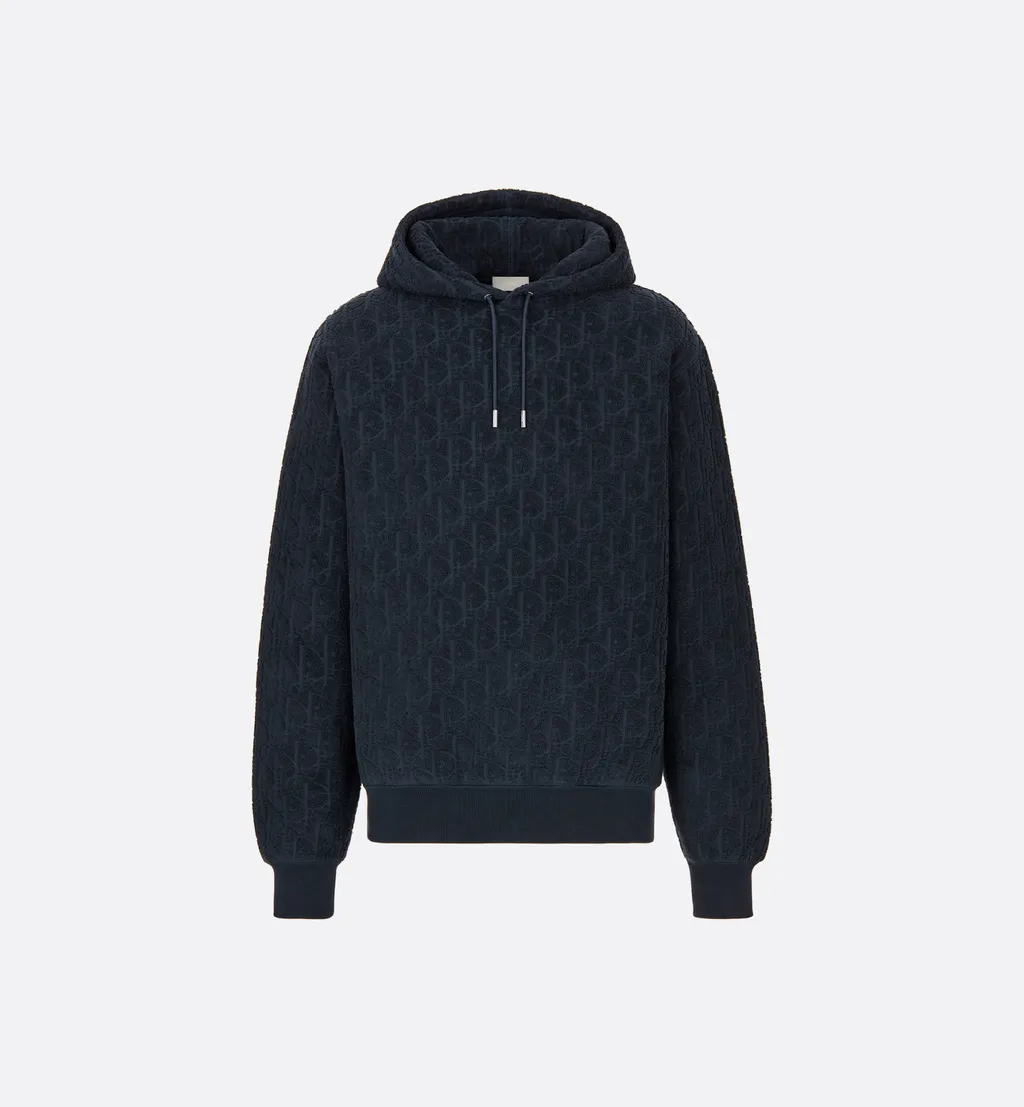 Dior Oblique Relaxed-Fit Hooded Sweatshirt