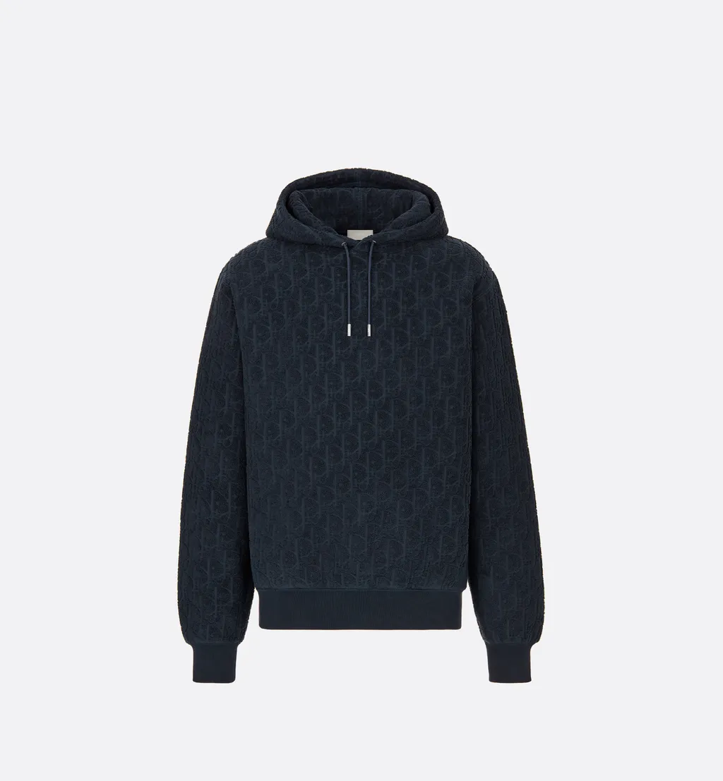 Dior Oblique Relaxed-Fit Hooded Sweatshirt