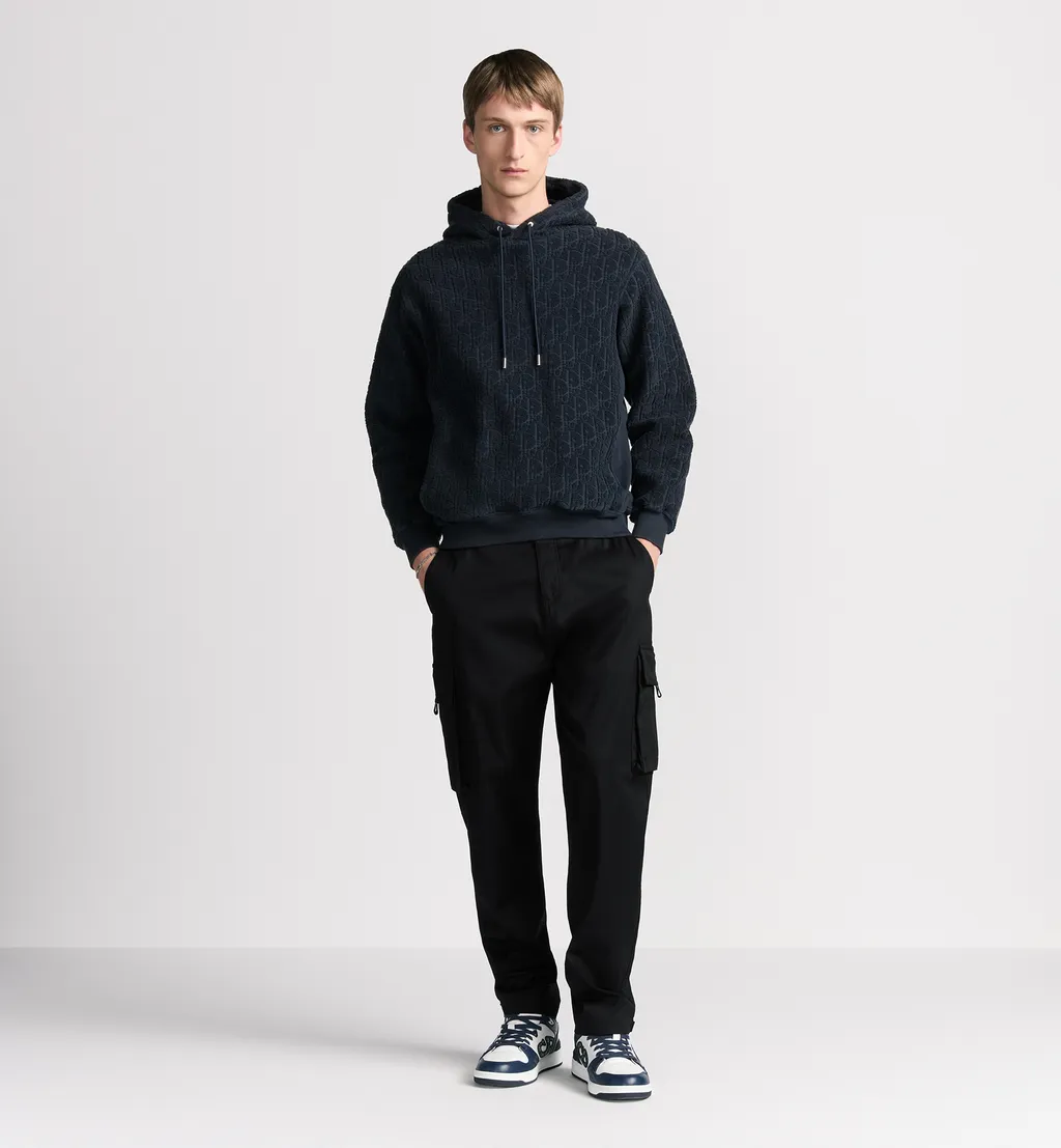 Dior Oblique Relaxed-Fit Hooded Sweatshirt