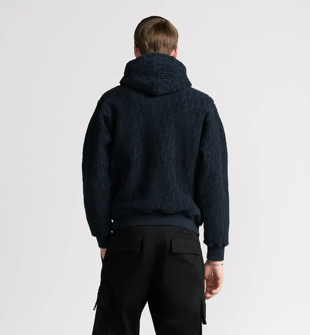 Dior Oblique Relaxed-Fit Hooded Sweatshirt