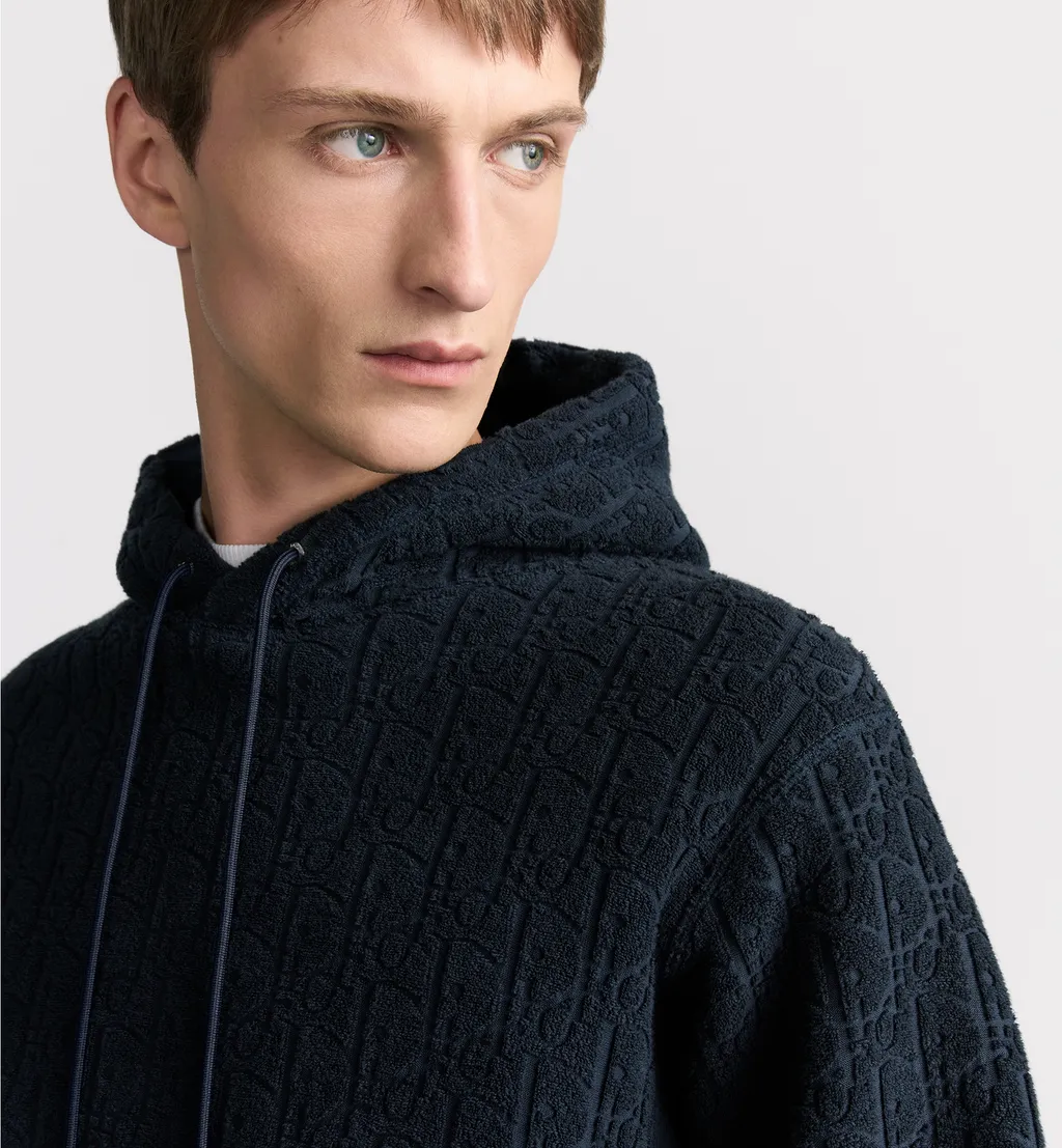 Dior Oblique Relaxed-Fit Hooded Sweatshirt