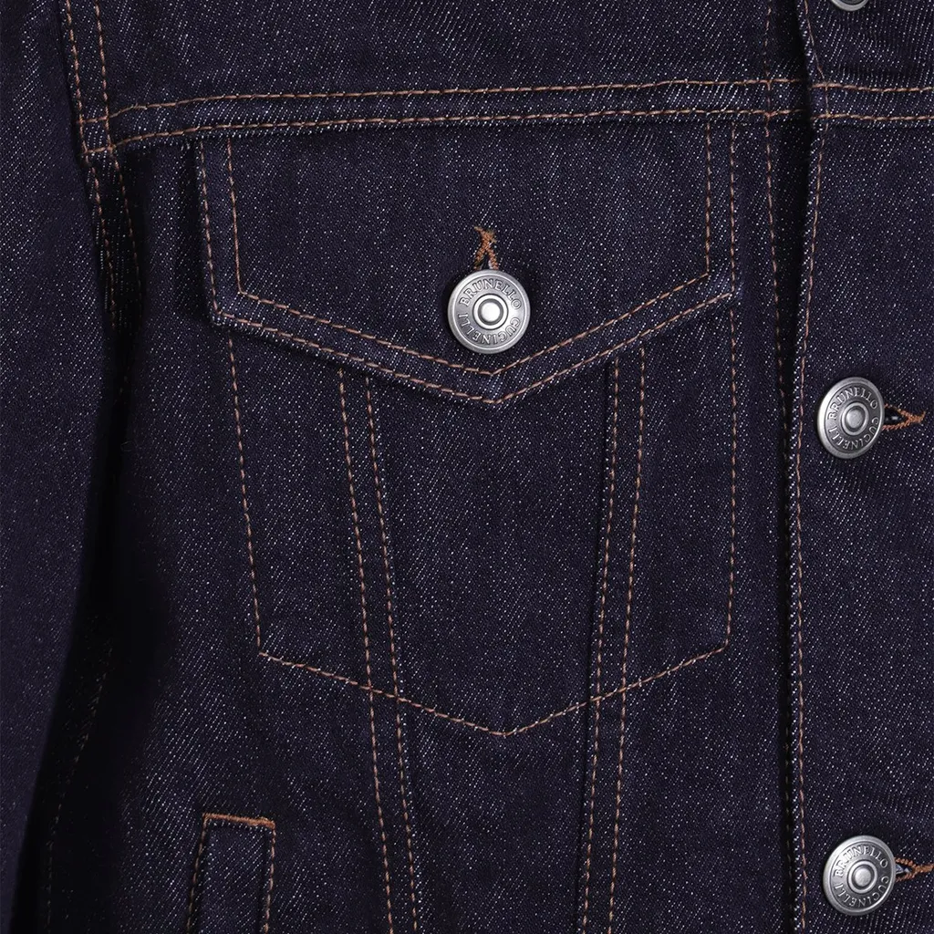 Brunello Cucinelli Buttoned Denim Jacket