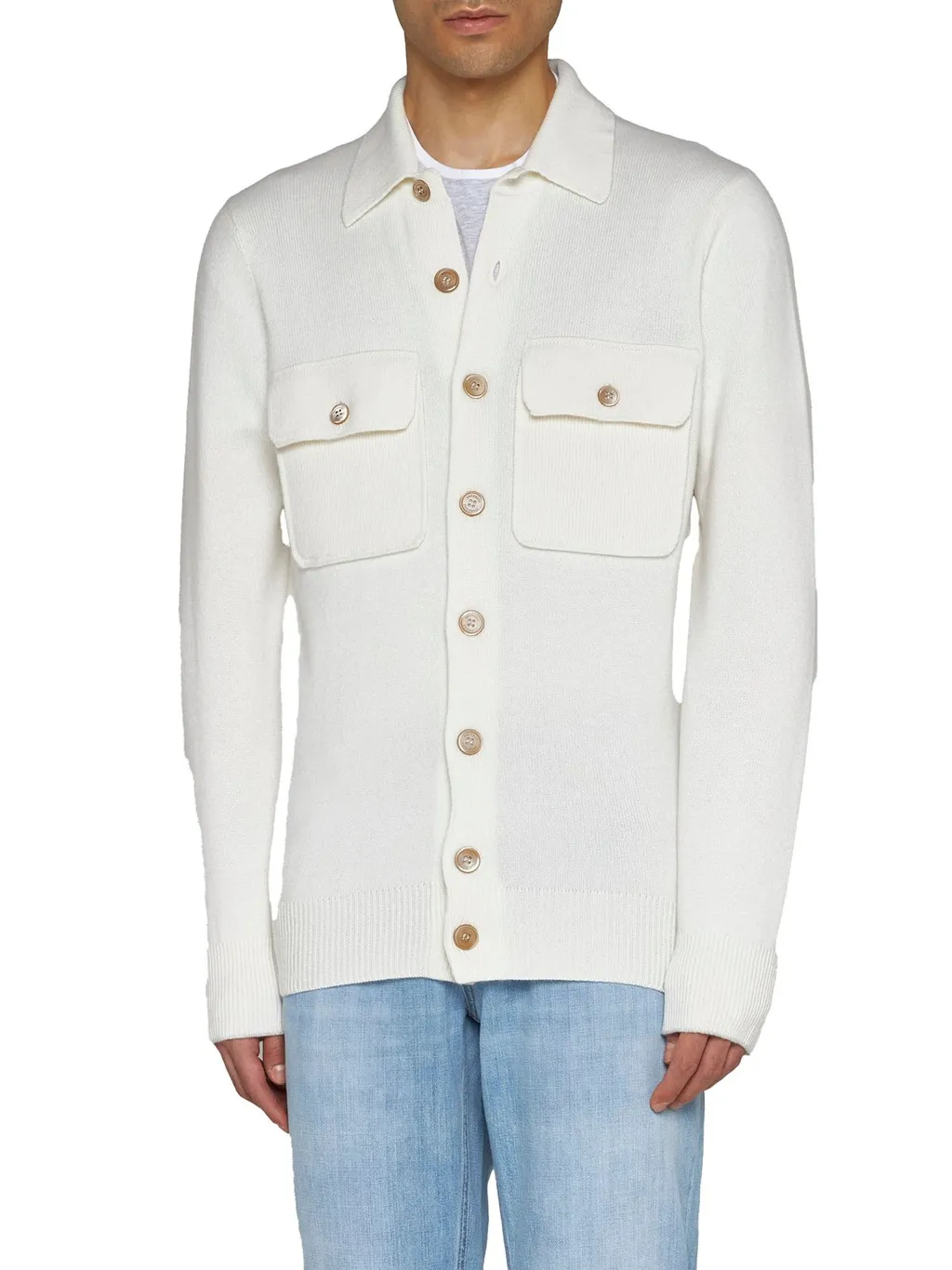 Brunello Cucinelli Patch Pocket Knitted Cardigan