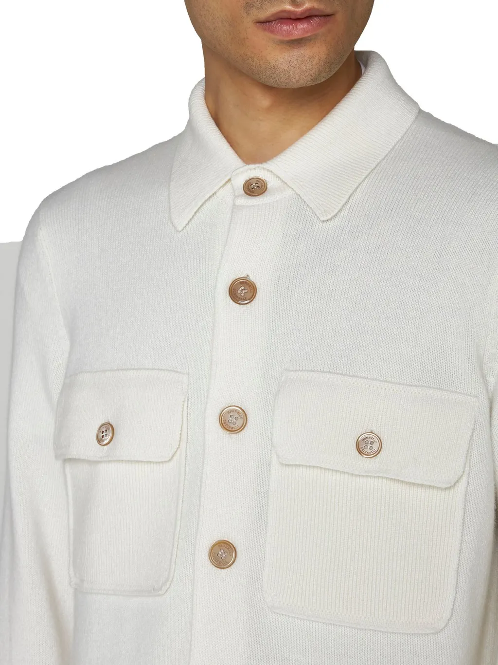 Brunello Cucinelli Patch Pocket Knitted Cardigan