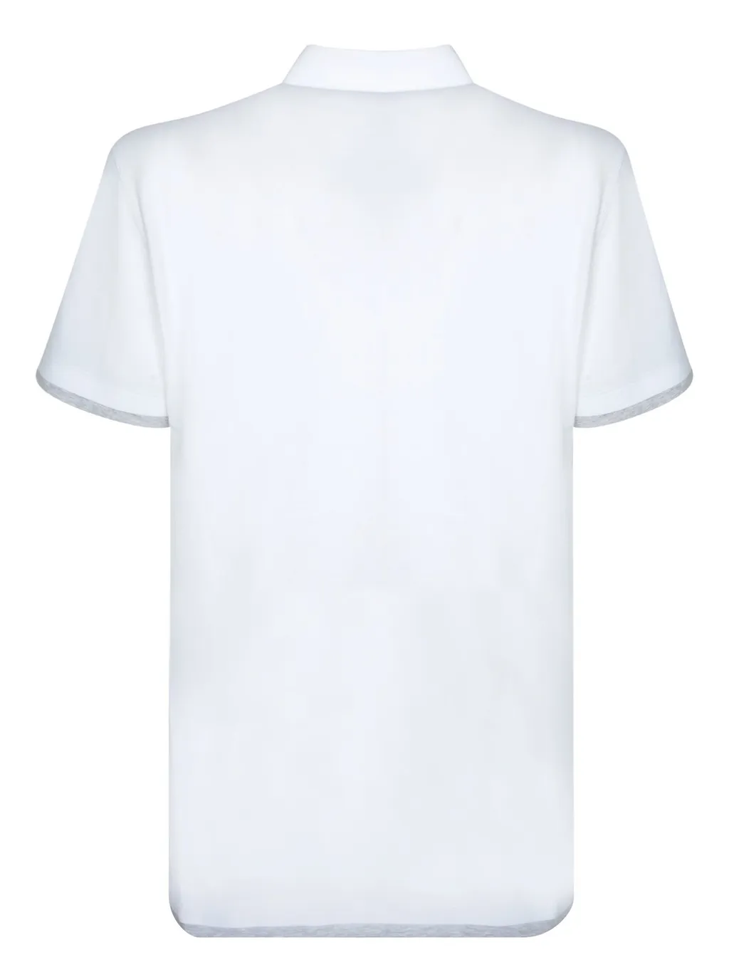 Brunello Cucinelli Short Sleeved Straight Hem Polo Shirt