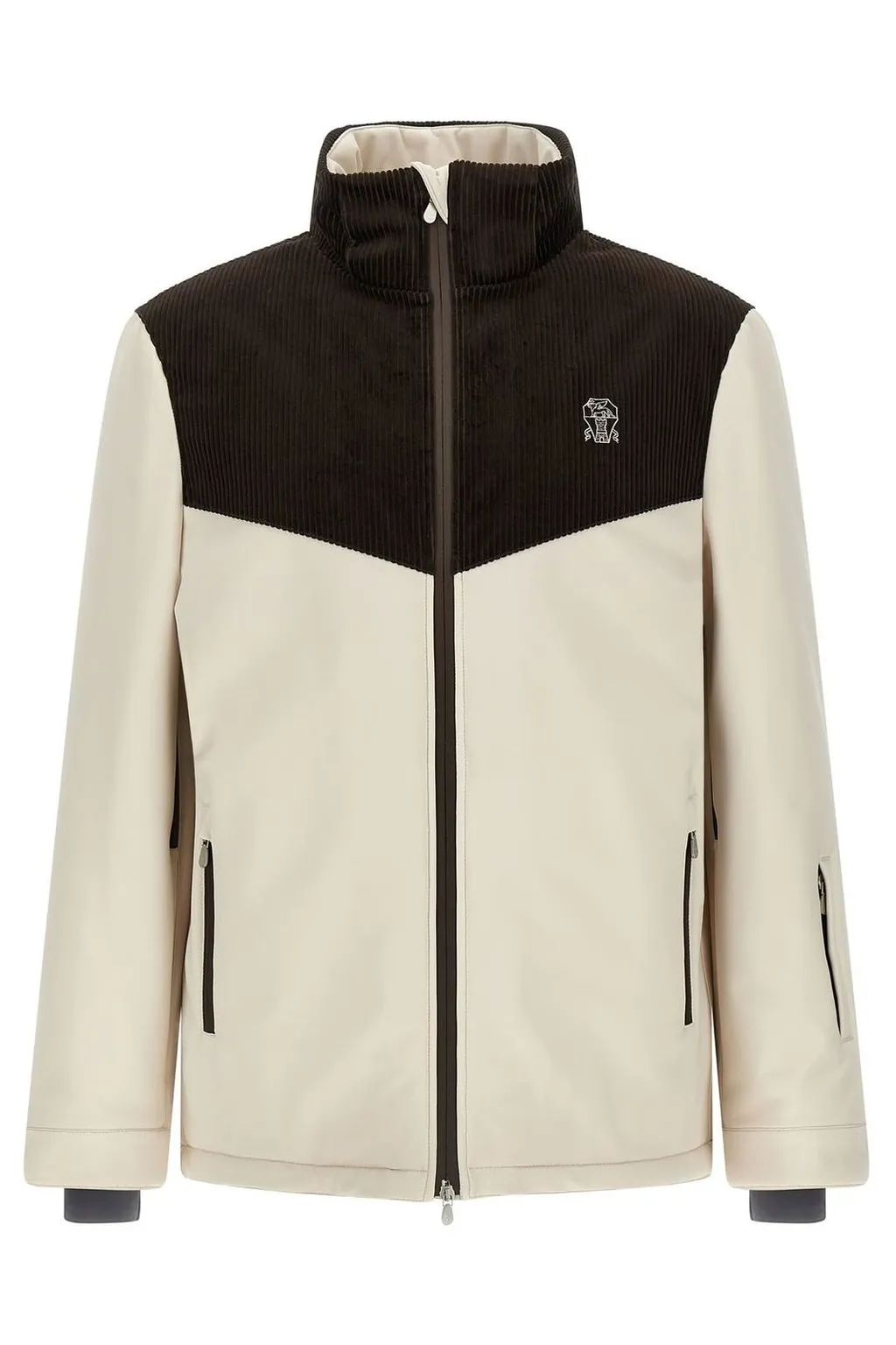 Brunello Cucinelli Corduroy Insert Ski Jacket