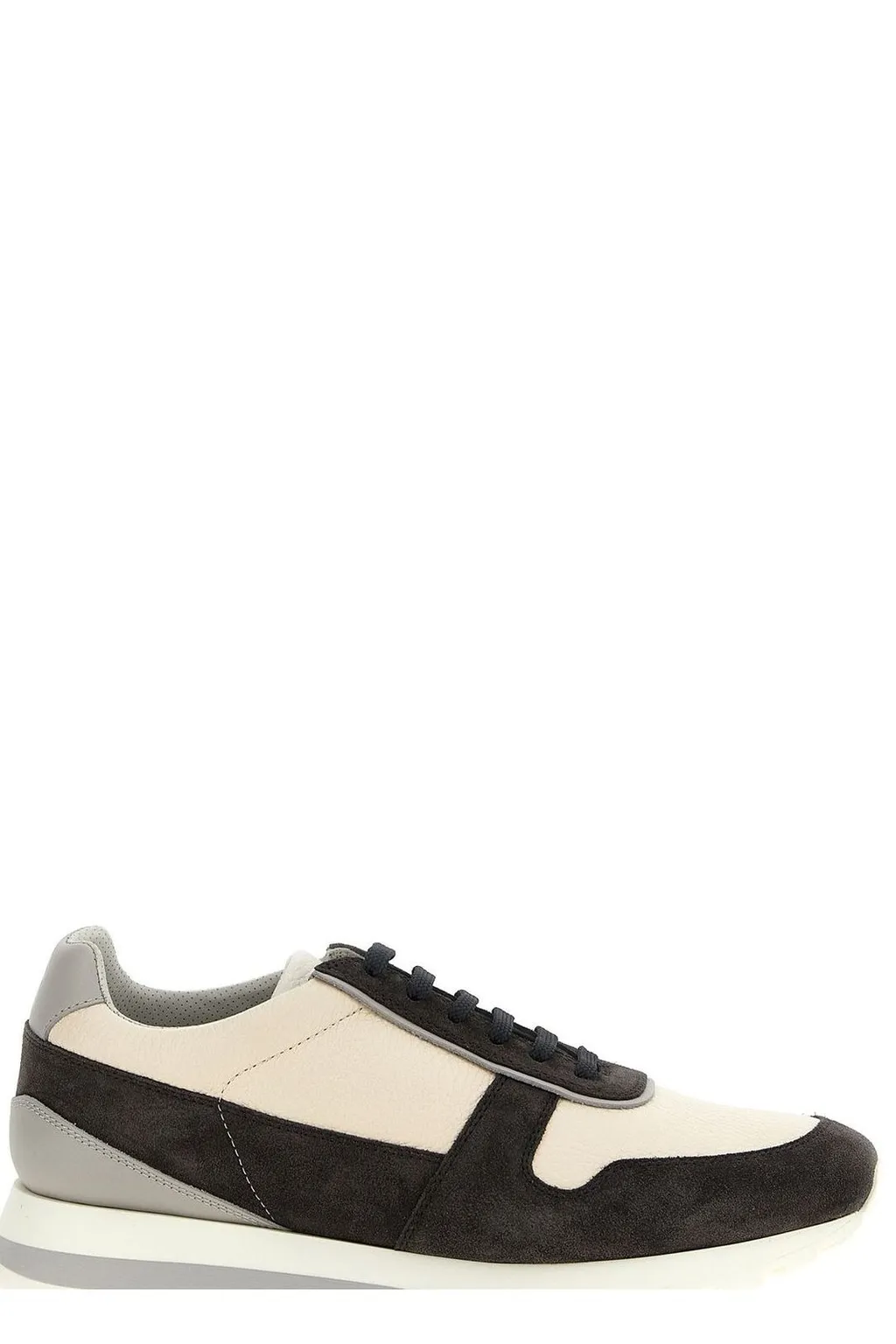 Brunello Cucinelli Panelled Lace-Up Sneakers