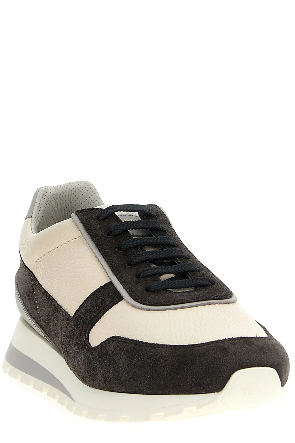 Brunello Cucinelli Panelled Lace-Up Sneakers