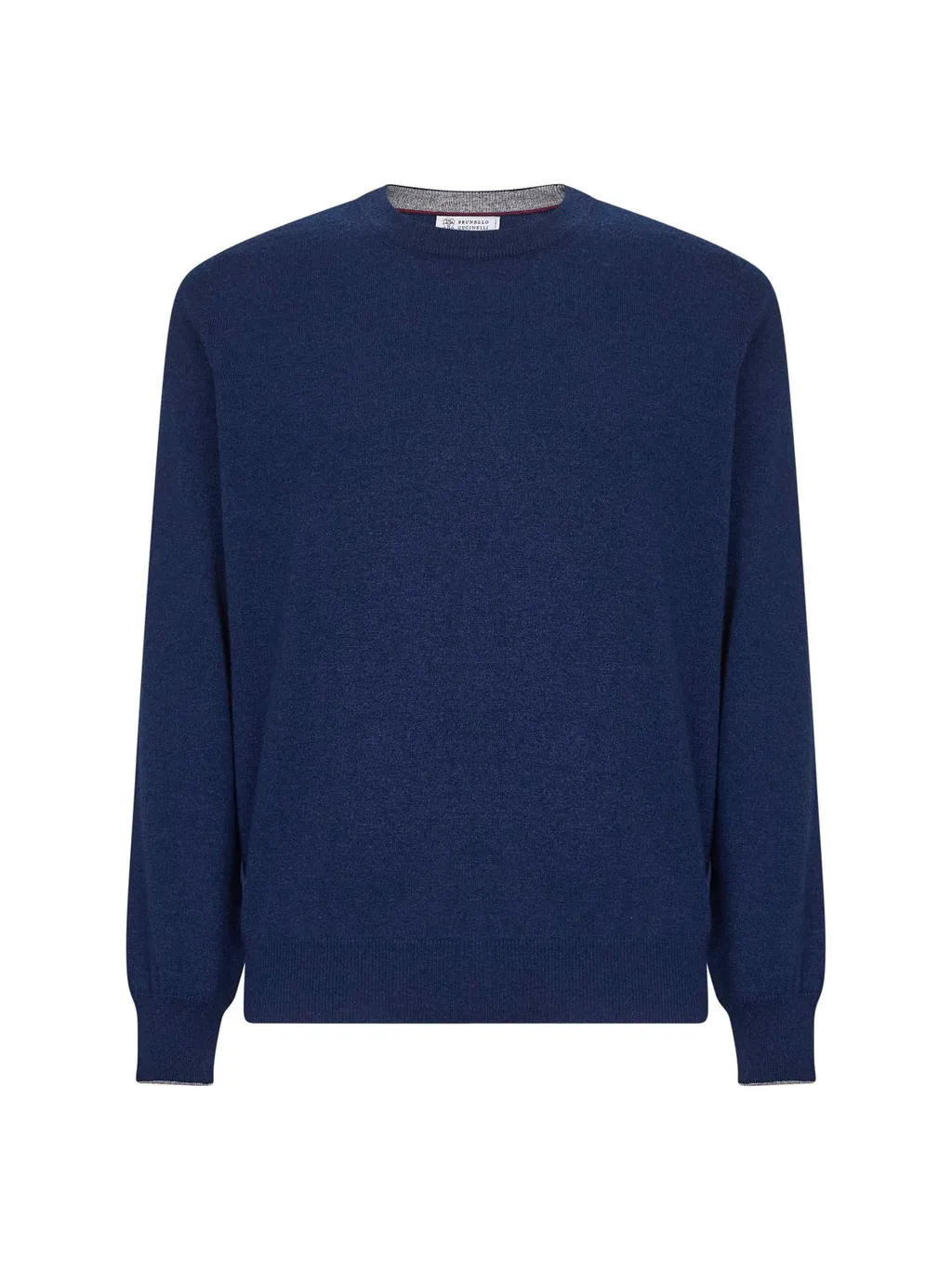 Brunello Cucinelli Long Sleeved Ribbed Hem Sweater