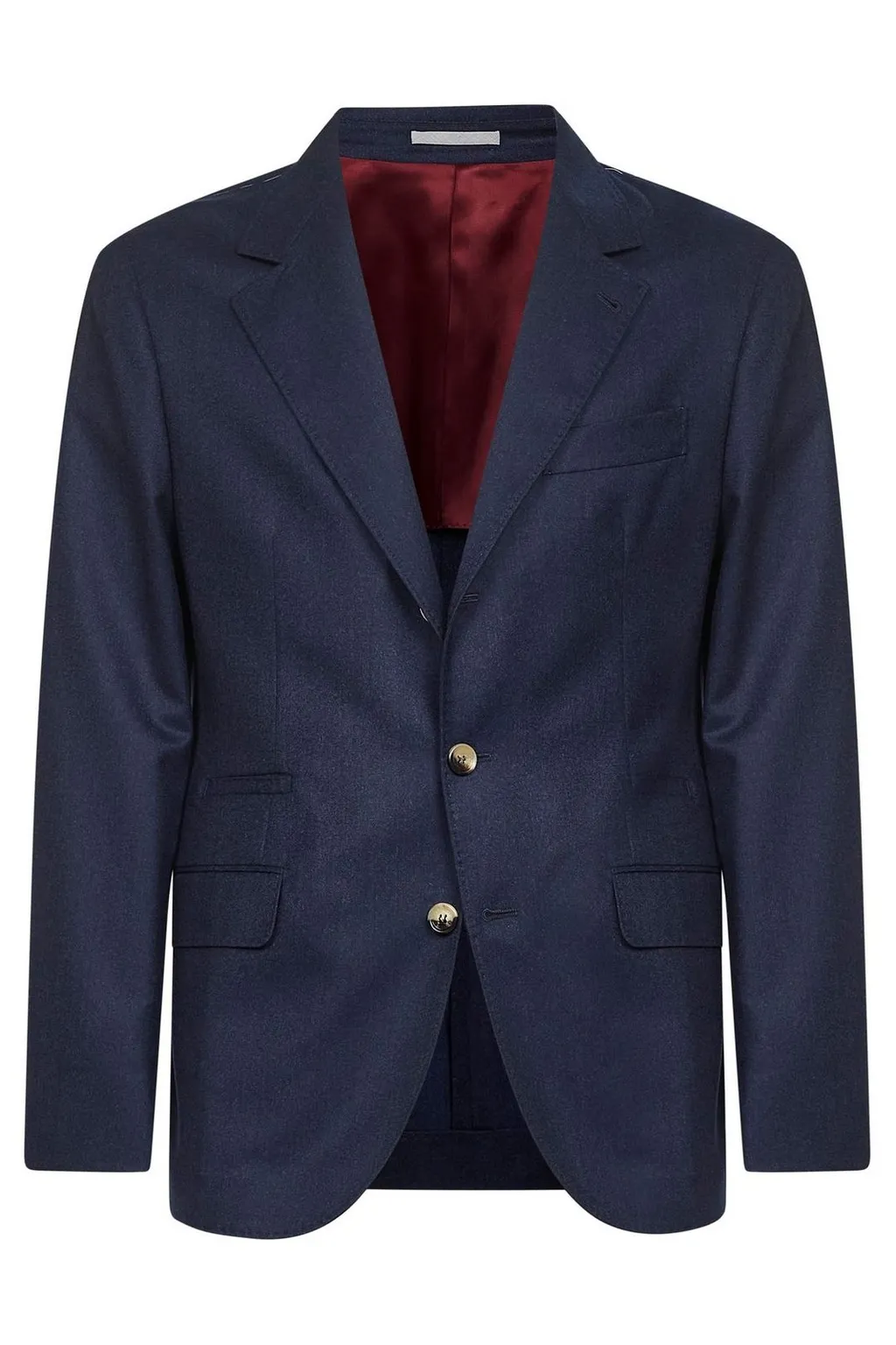 Brunello Cucinelli Single-Breasted Long-Sleeved Blazer