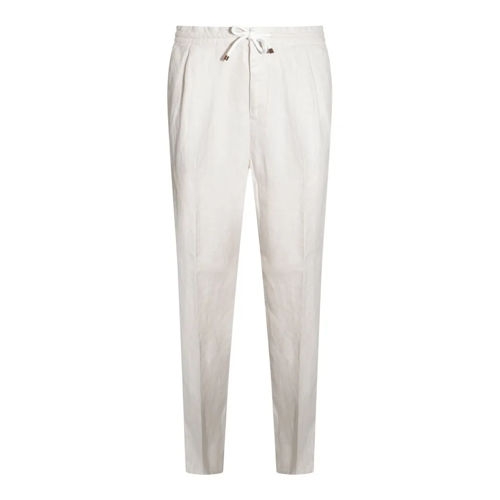 Brunello Cucinelli Elasticated Waistband Drawstring Pants