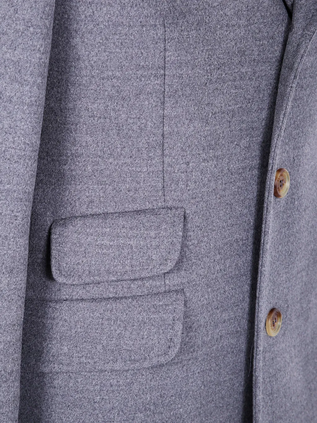 Brunello Cucinelli Single-Breasted Long Sleeved Coat