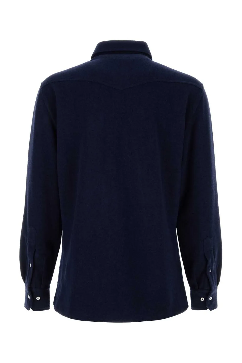 Brunello Cucinelli Patch Chest Pocket Western Shirt