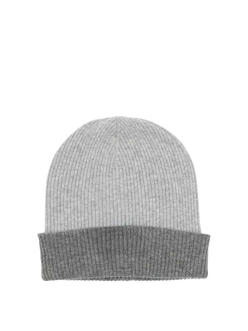 Brunello Cucinelli Contrast-Trimmed Knitted Beanie