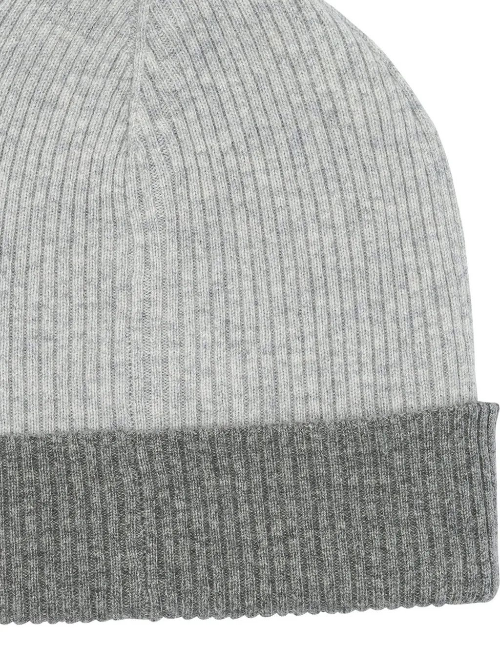 Brunello Cucinelli Contrast-Trimmed Knitted Beanie