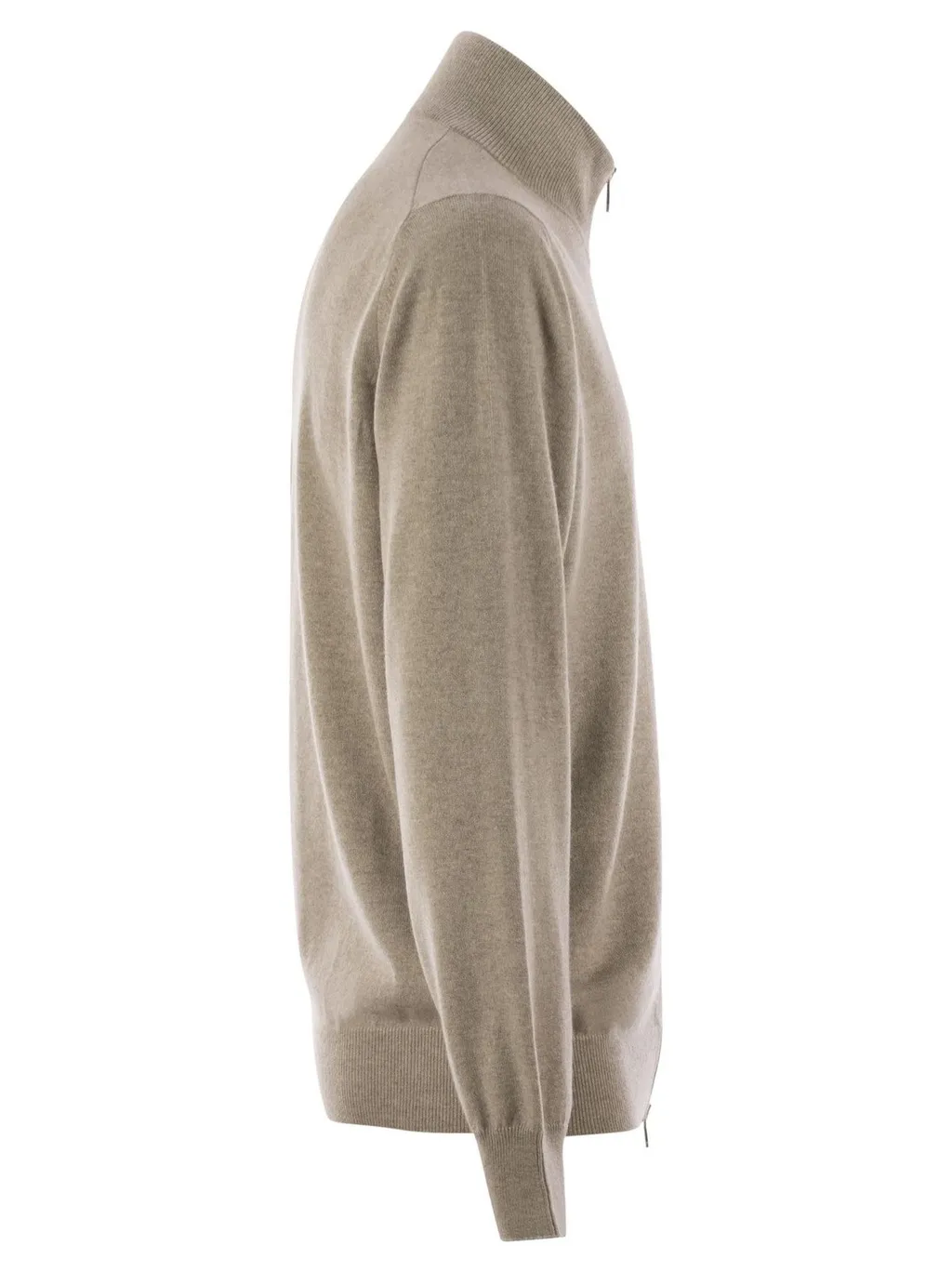 Brunello Cucinelli Zip-Up High Neck Cardigan