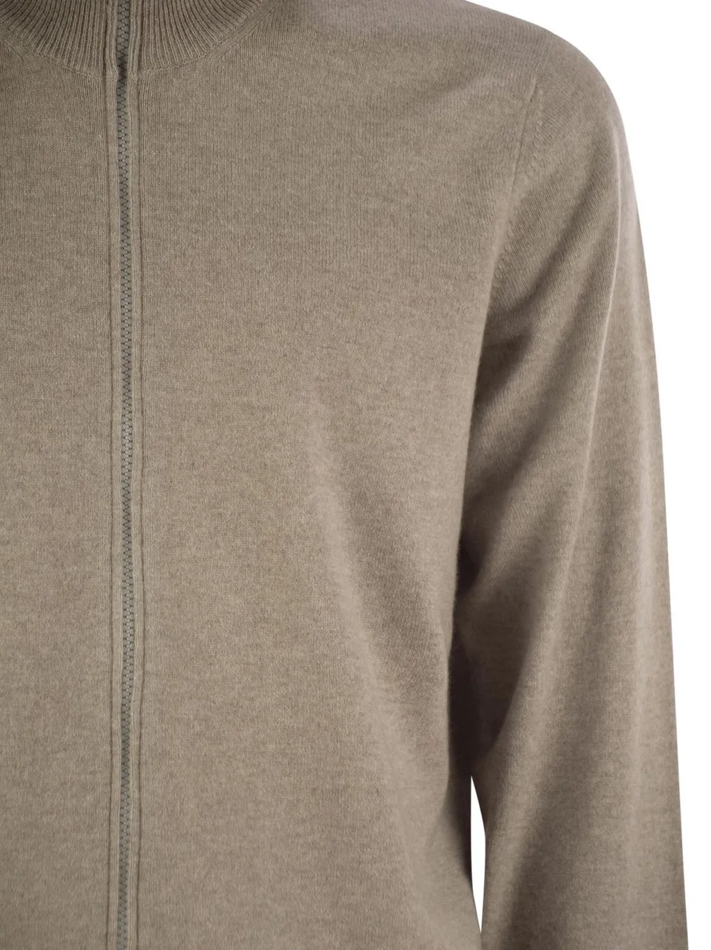 Brunello Cucinelli Zip-Up High Neck Cardigan