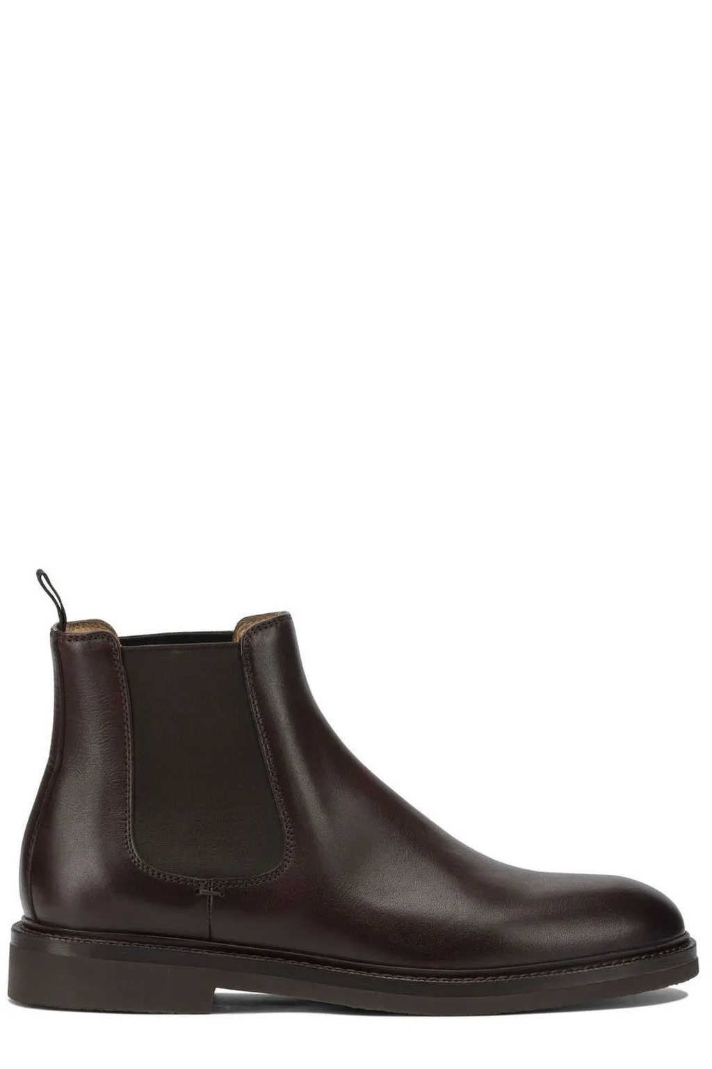 Brunello Cucinelli Round Toe Chelsea Boots