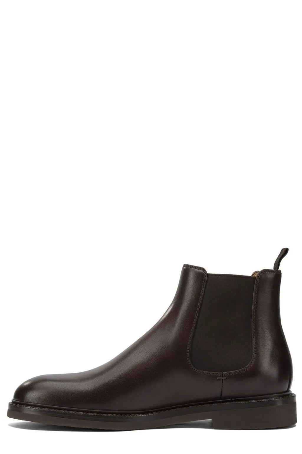 Brunello Cucinelli Round Toe Chelsea Boots
