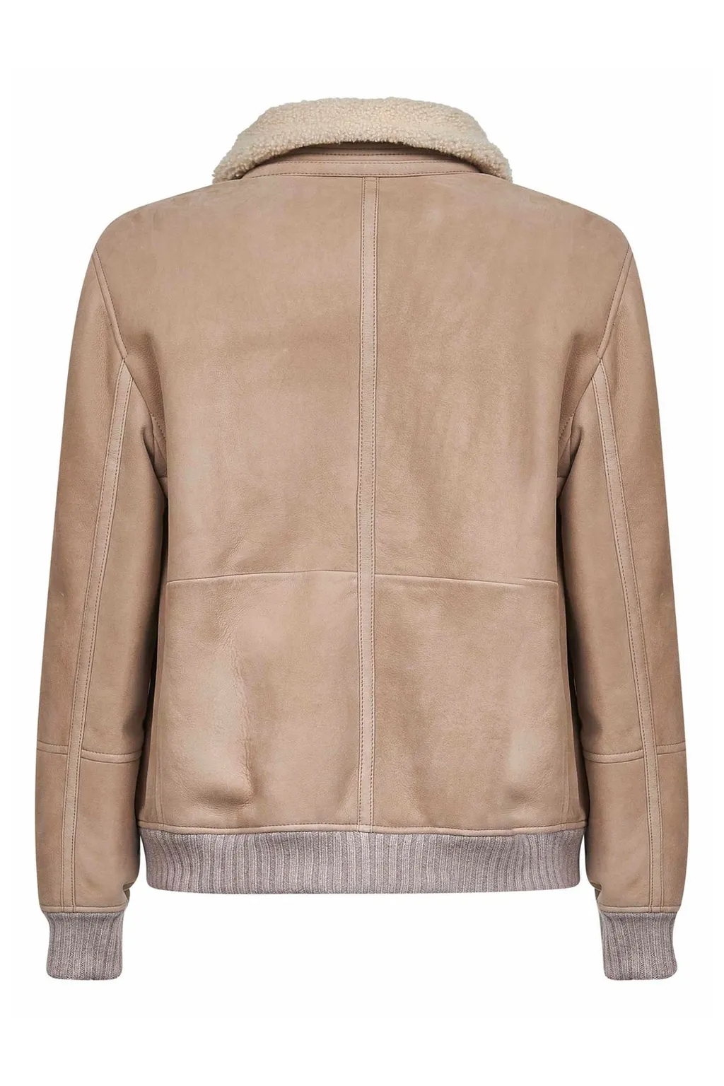 Brunello Cucinelli Zip-Up Ribbed Hem Jacket