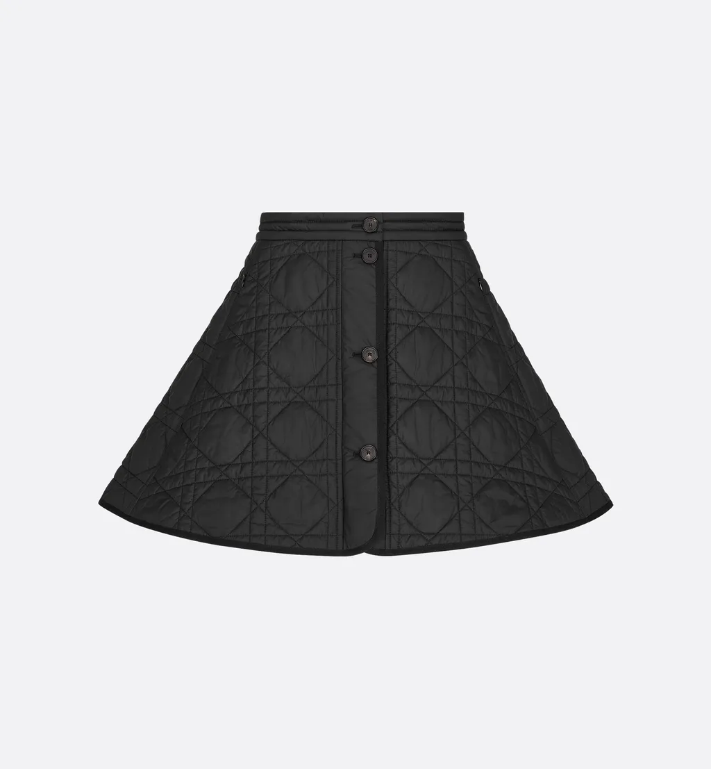 Macrocannage Miniskirt