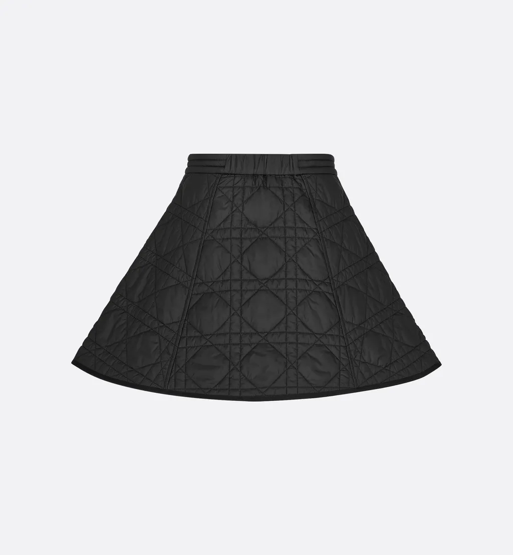 Macrocannage Miniskirt