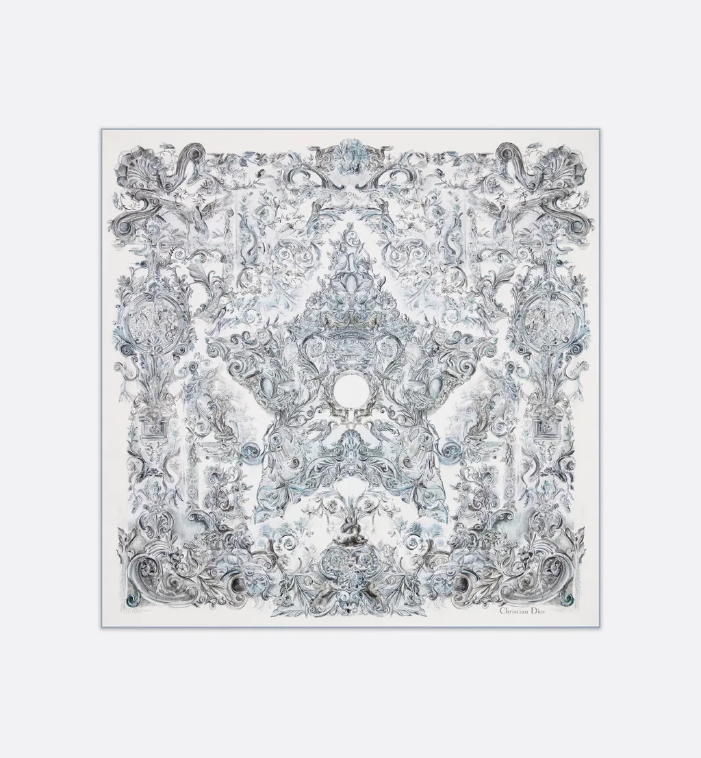 Dior Stella Baroque 90 Square Scarf