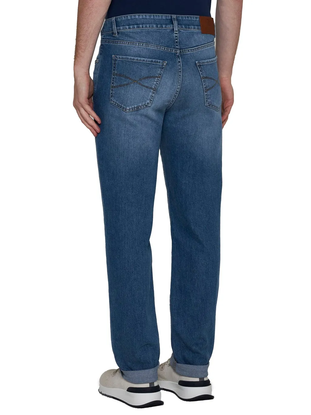 Brunello Cucinelli Mid-Rise Straight-Leg Jeans