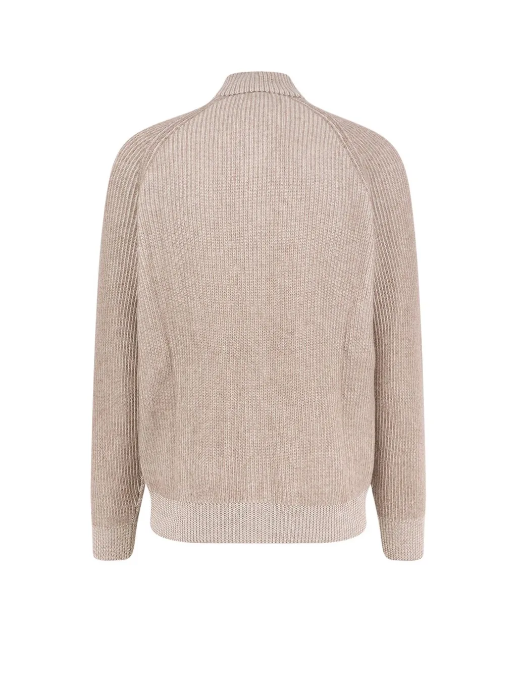 Brunello Cucinelli High Neck Zip-Up Cardigan