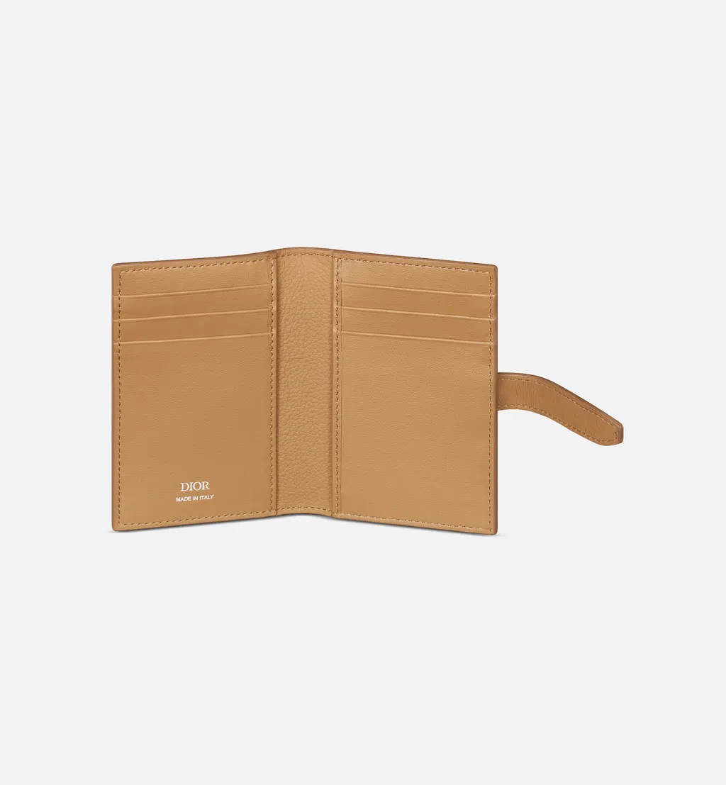 Dior Normandie Vertical Bifold Card Holder
