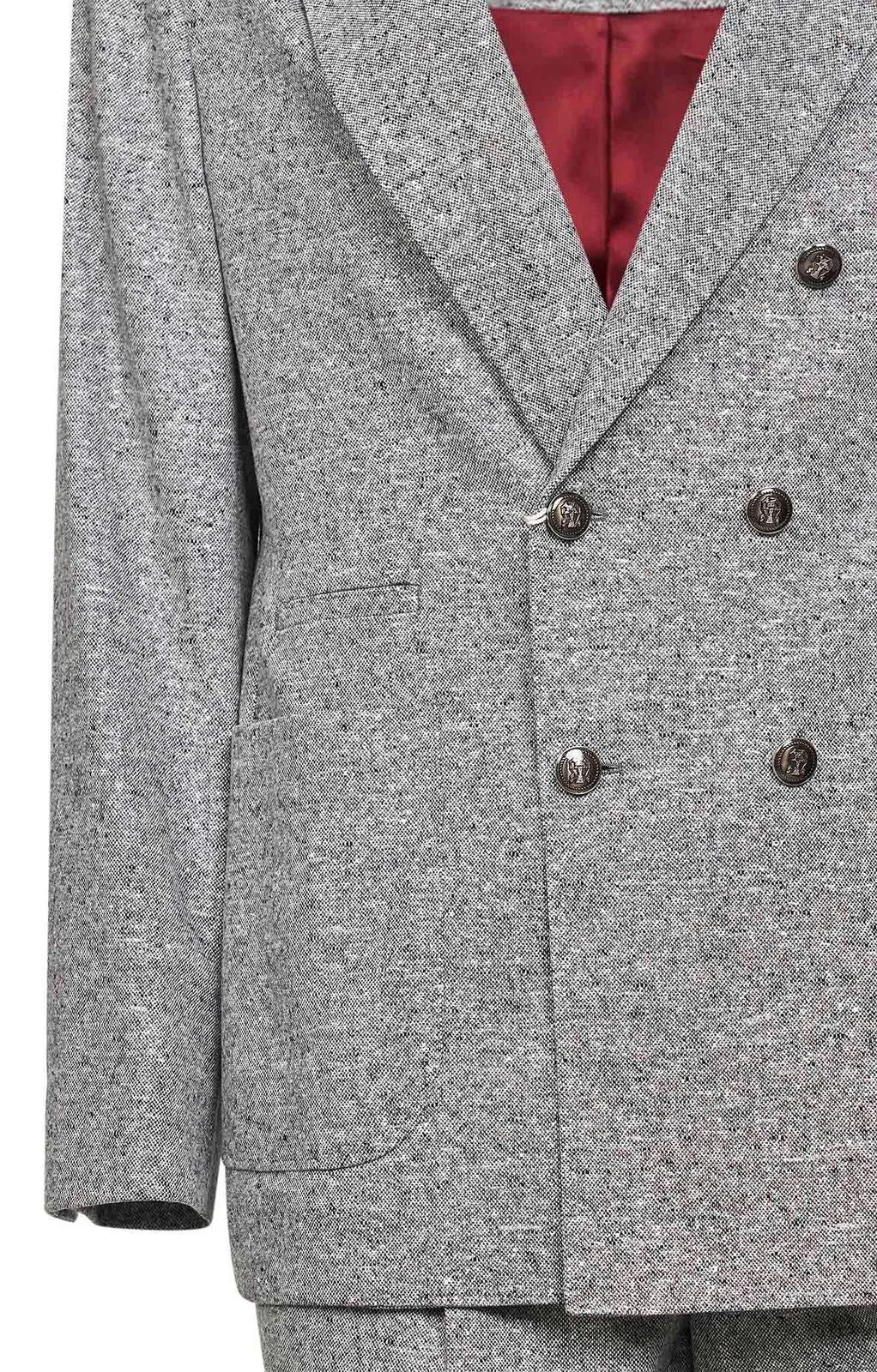 Brunello Cucinelli Double-Breasted Straight-Leg Suit
