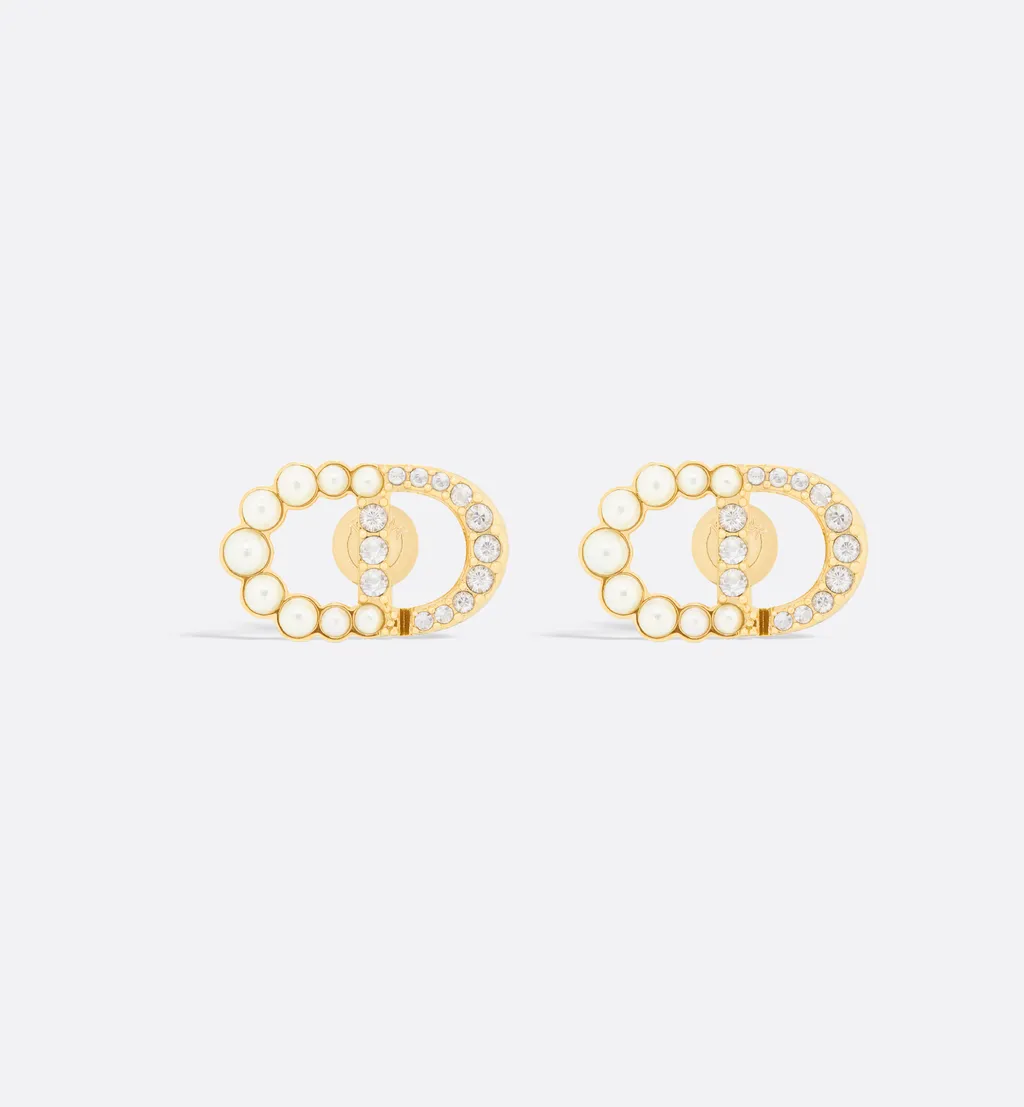 Petit Cd Duo Stud Earrings