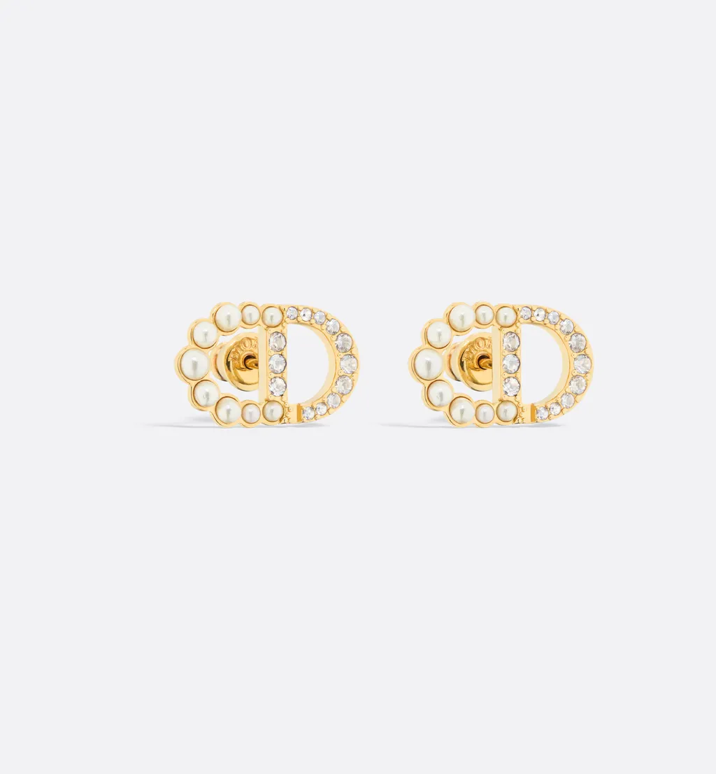 Petit Cd Duo Stud Earrings
