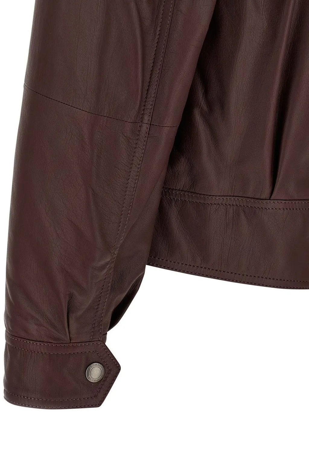 Brunello Cucinelli Collared Biker Jacket