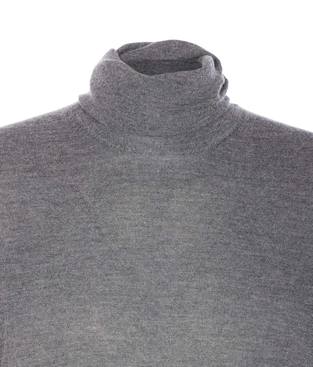 Brunello Cucinelli Roll-Neck Long Sleeved Top