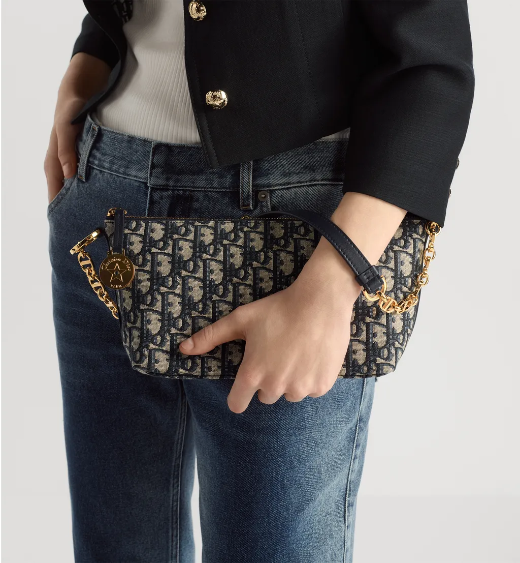 Diorstar Hobo Bag With Chain