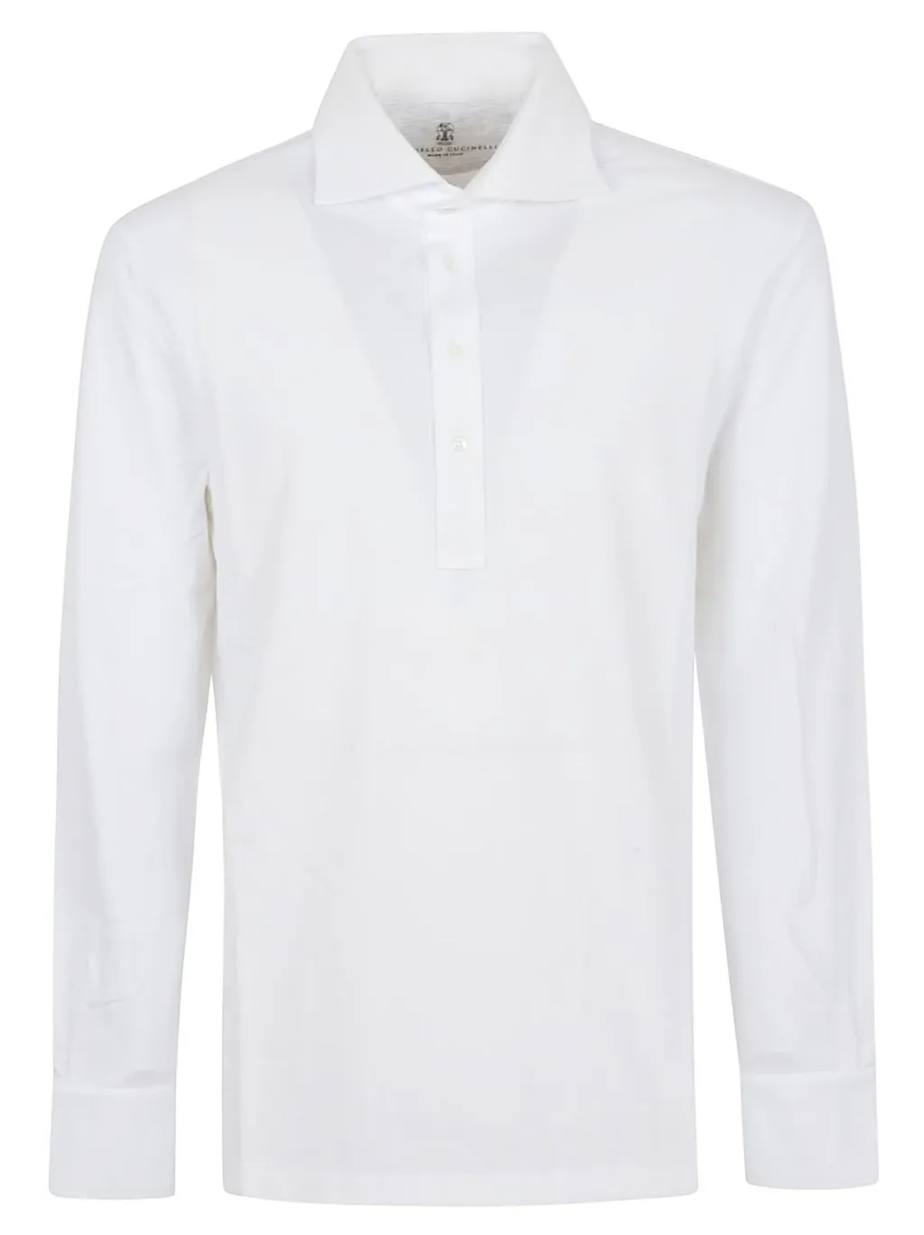 Brunello Cucinelli Long Sleeved Buttoned Polo Shirt