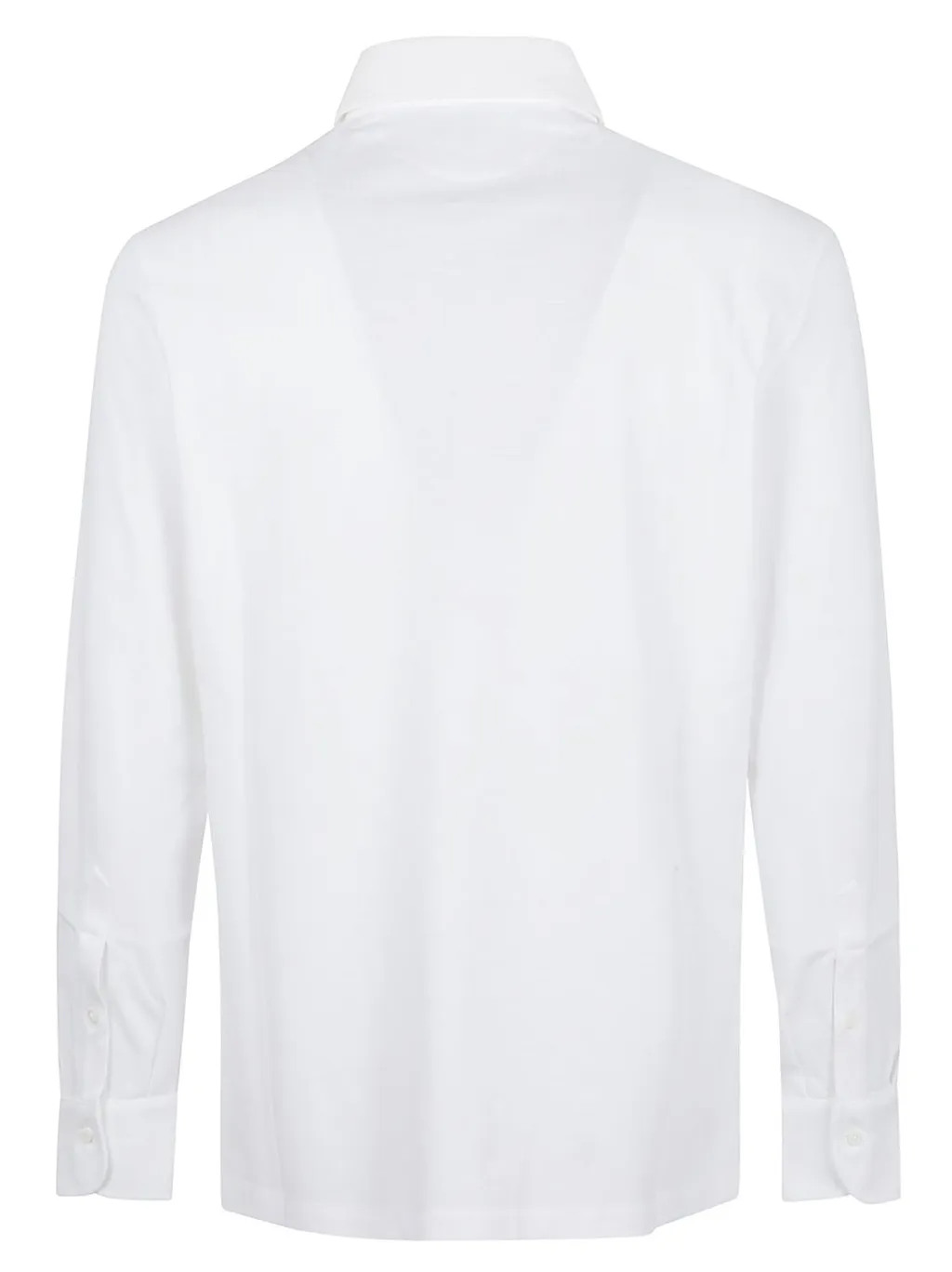 Brunello Cucinelli Long Sleeved Buttoned Polo Shirt