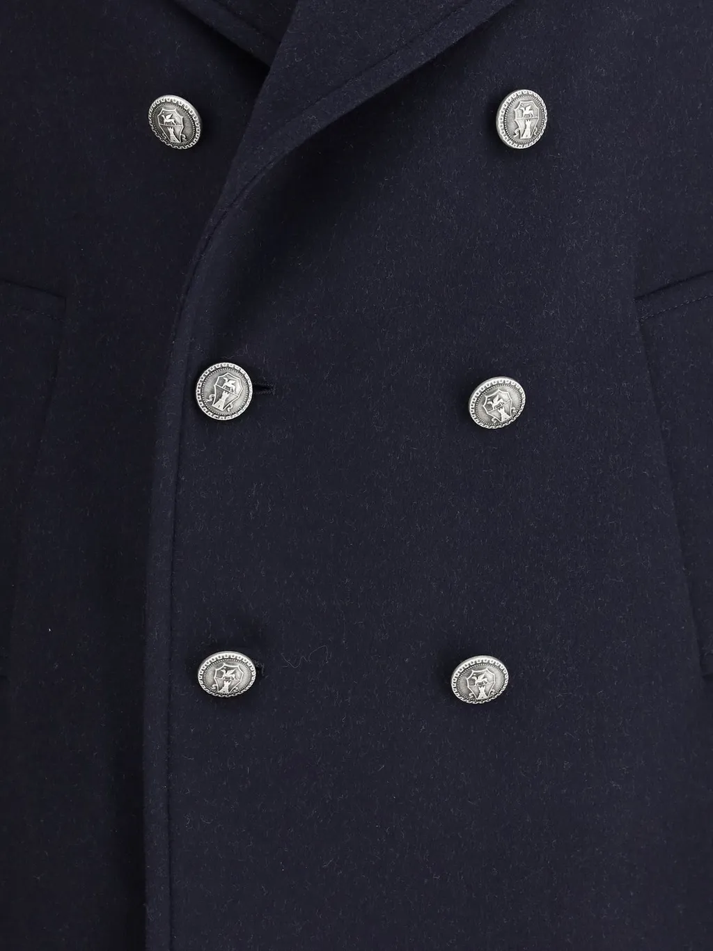 Brunello Cucinelli Double-Breasted Straight Hem Coat