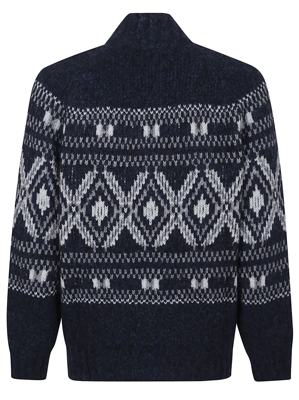Brunello Cucinelli High Neck Zip-Up Cardigan