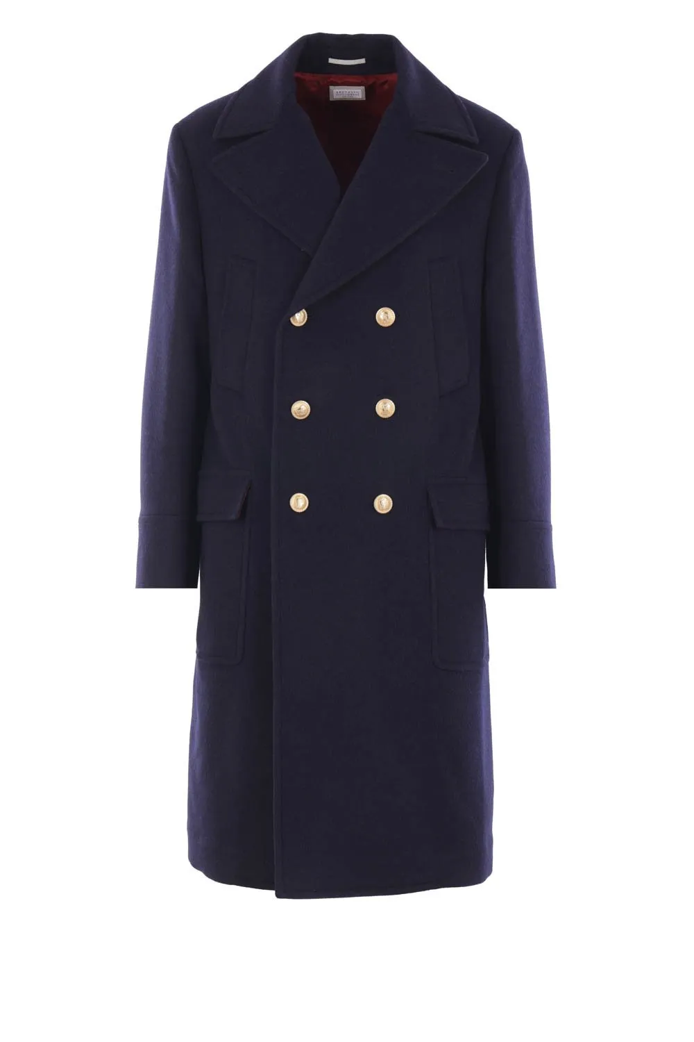 Brunello Cucinelli Double-Breasted Long-Sleeved Coat