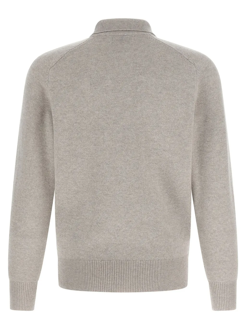 Brunello Cucinelli Long-Sleeved Knitted Polo Shirt