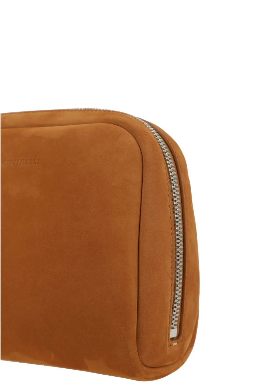 Brunello Cucinelli Logo Stamp Zipped Wallet