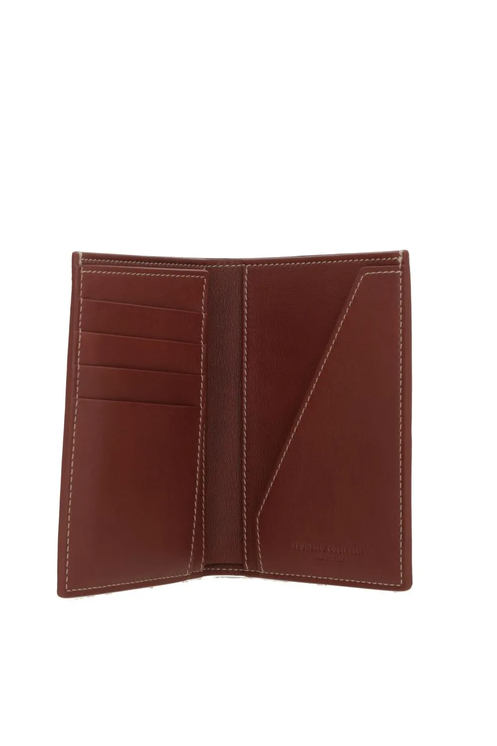 Brunello Cucinelli Logo Debossed Bi-Fold Wallet